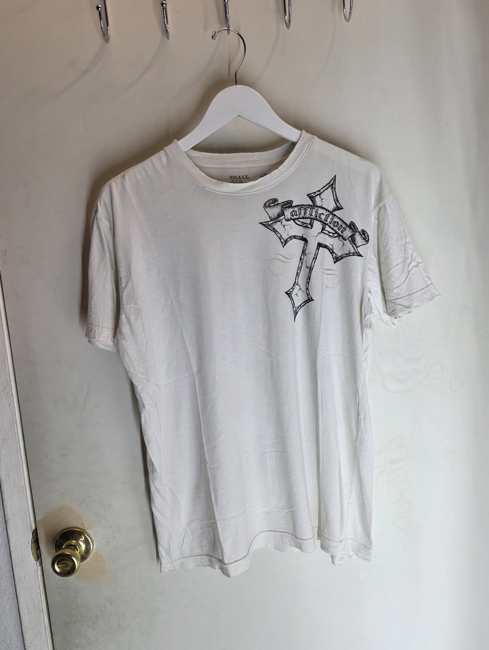 Y2K affliction T-shirt  Xl live fast vintage  Early 2000’s Cross Skull